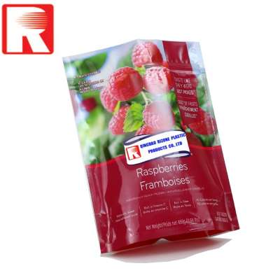 Sliced peach raspberry mango 600g fruit frozen bag